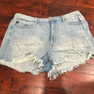 Kancan XL Distressed Shorts
